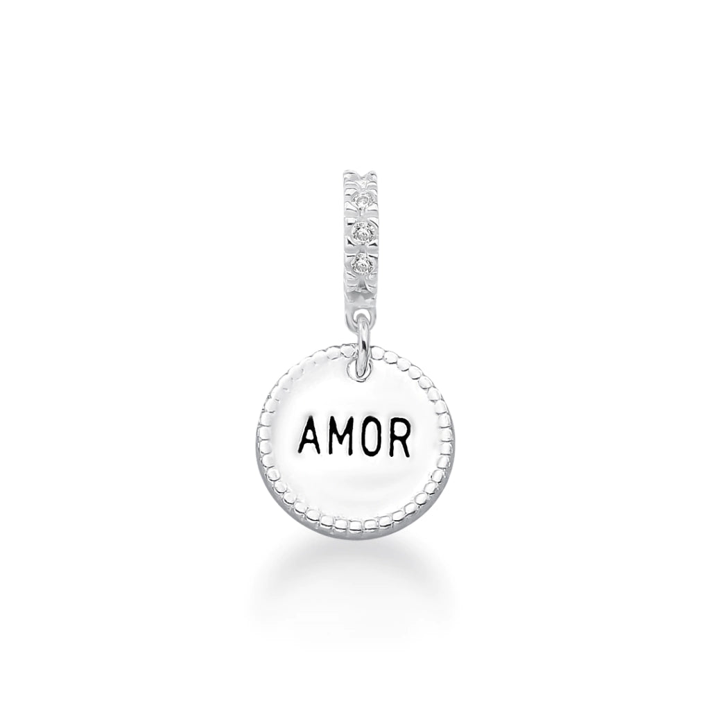 Berloque Medalha Amor