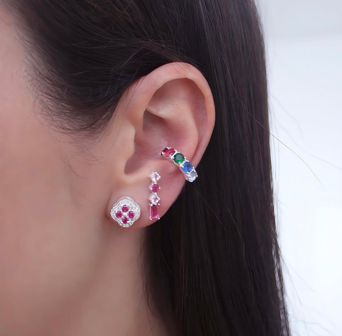 Ear Cuff Cravejado