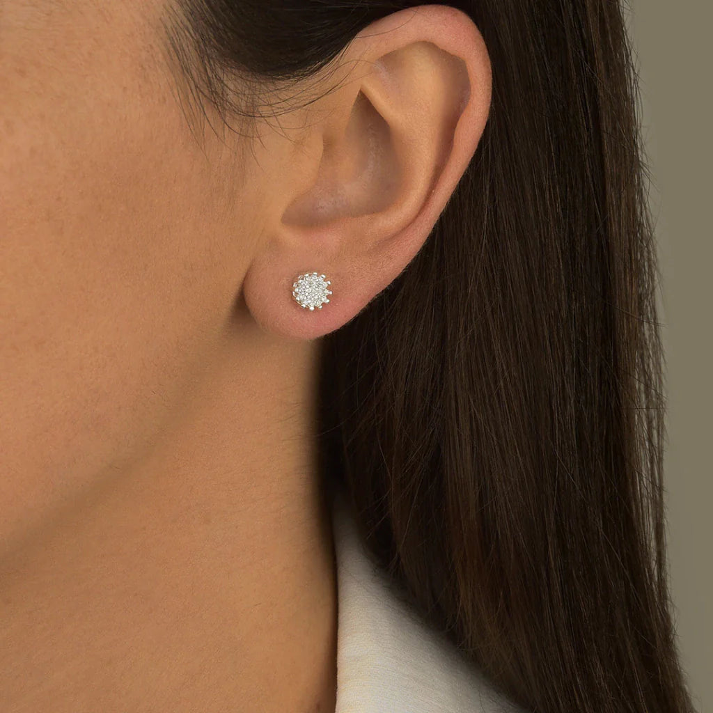 Brinco Círculo Cravejado