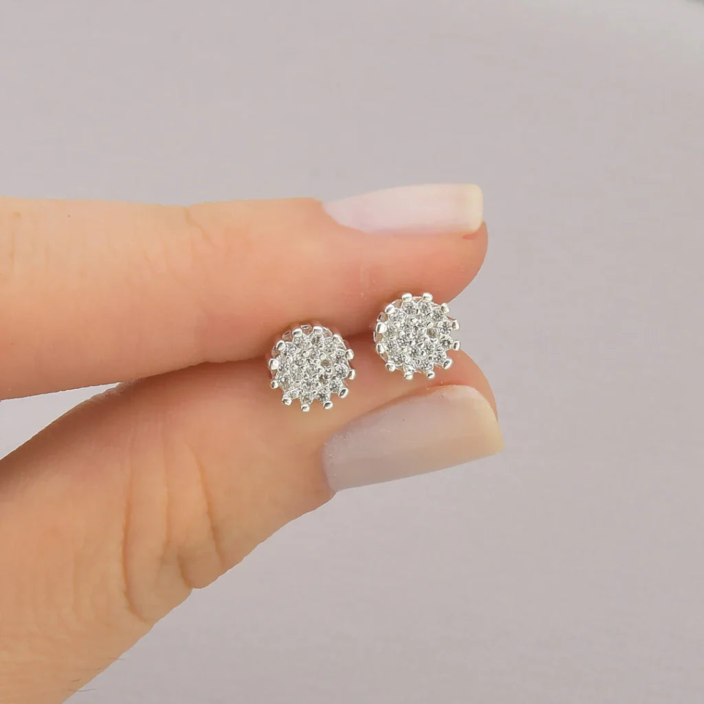 Brinco Círculo Cravejado