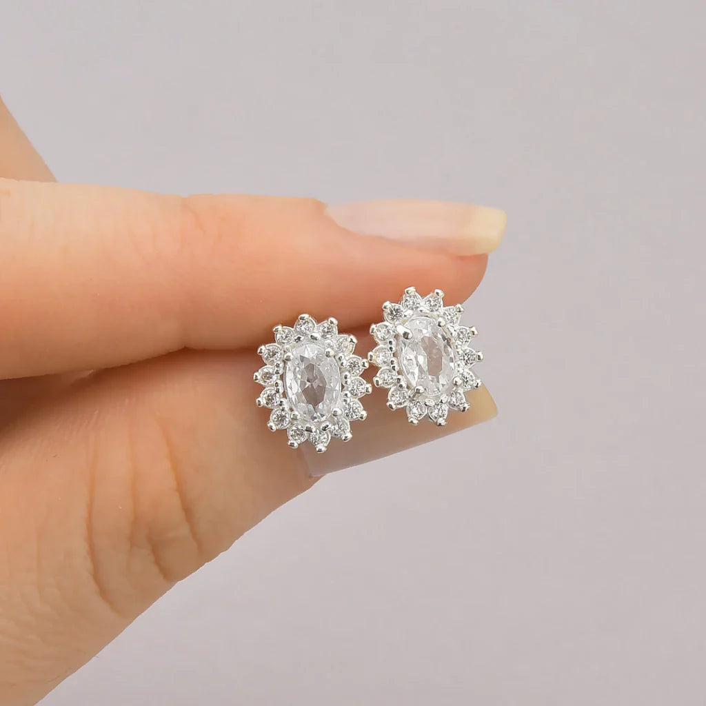 Brinco Ponto de Luz Cravejado