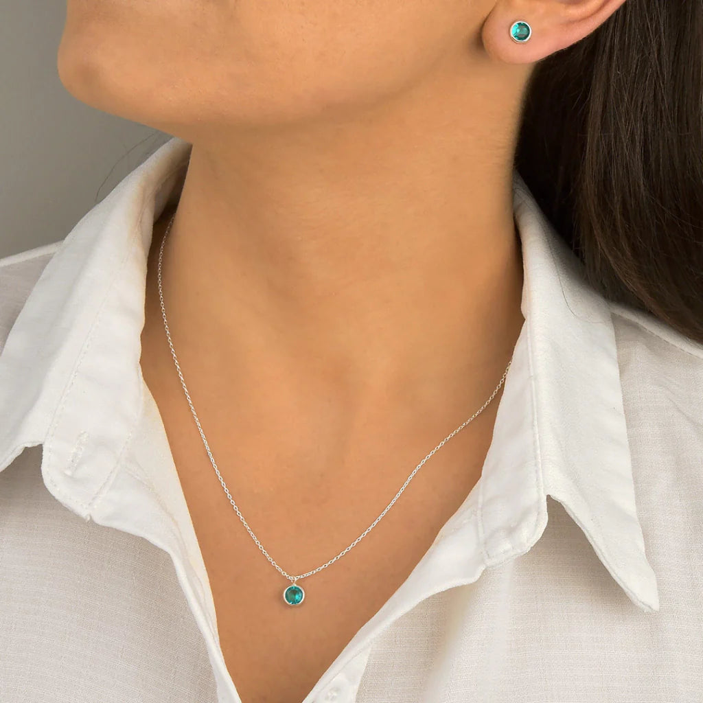 Conjunto Ponto de Luz Cristal de Prata