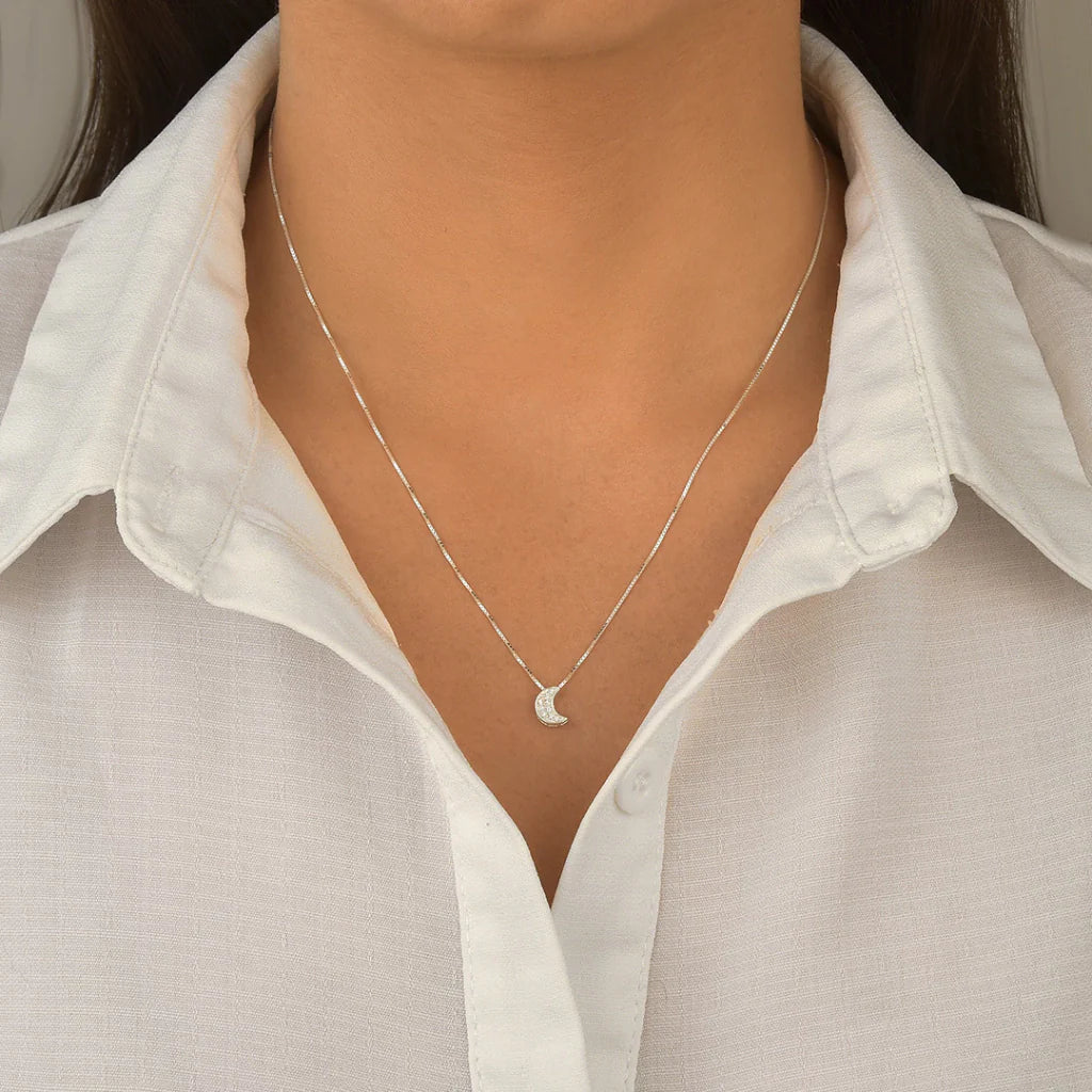 Gargantilha Lua Cravejado