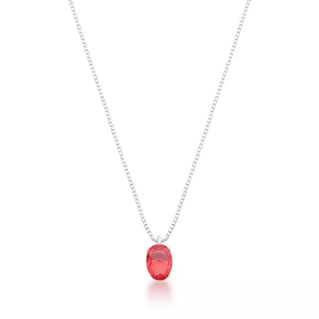 Gargantilha Oval Cristal