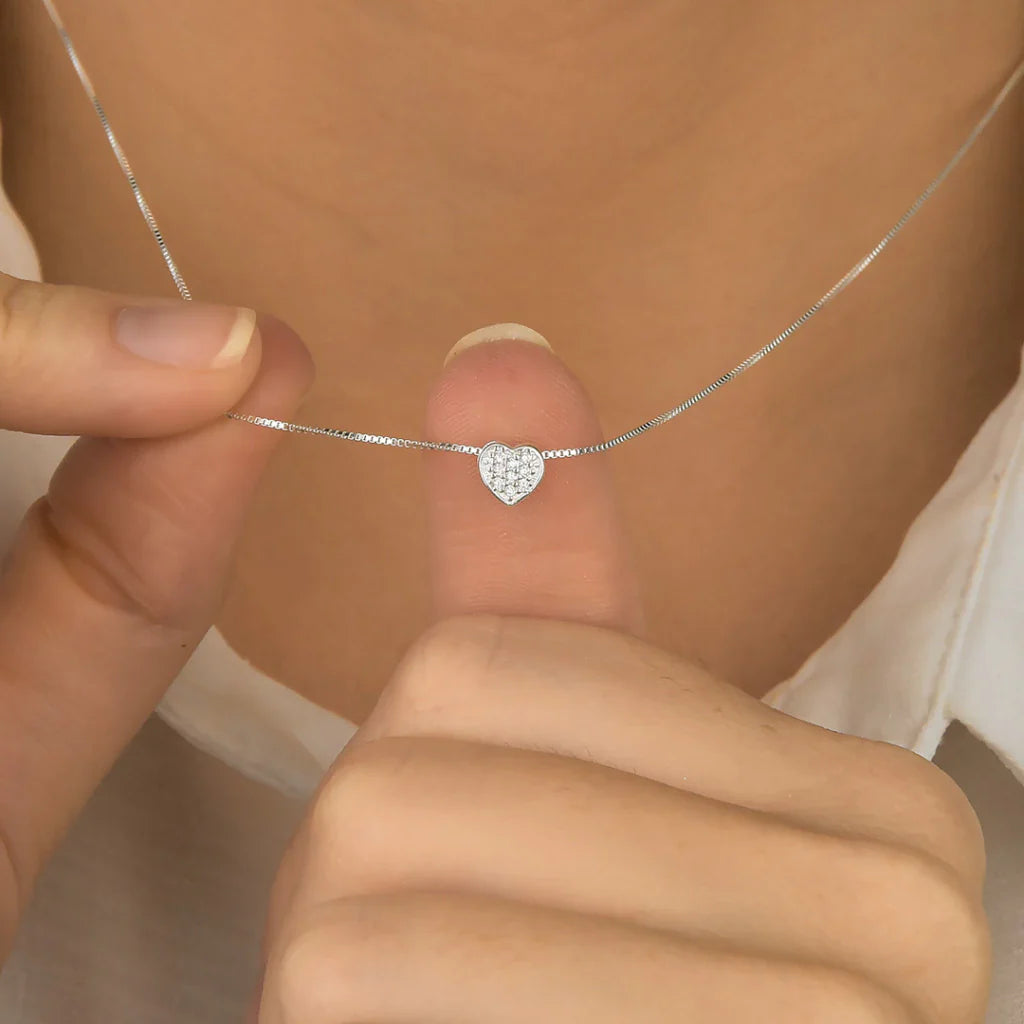 Gargantilha Coração Cravejado