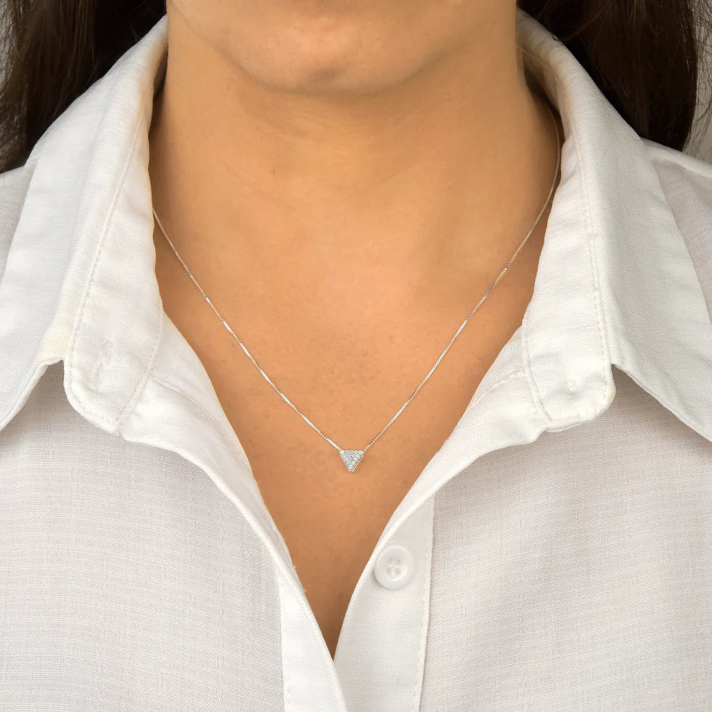 Gargantilha Triângulo Cravejado