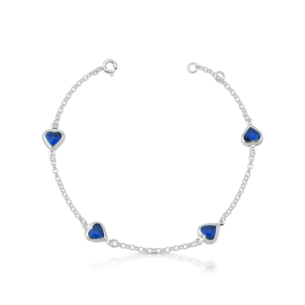 Pulseira 4 Coração Misto