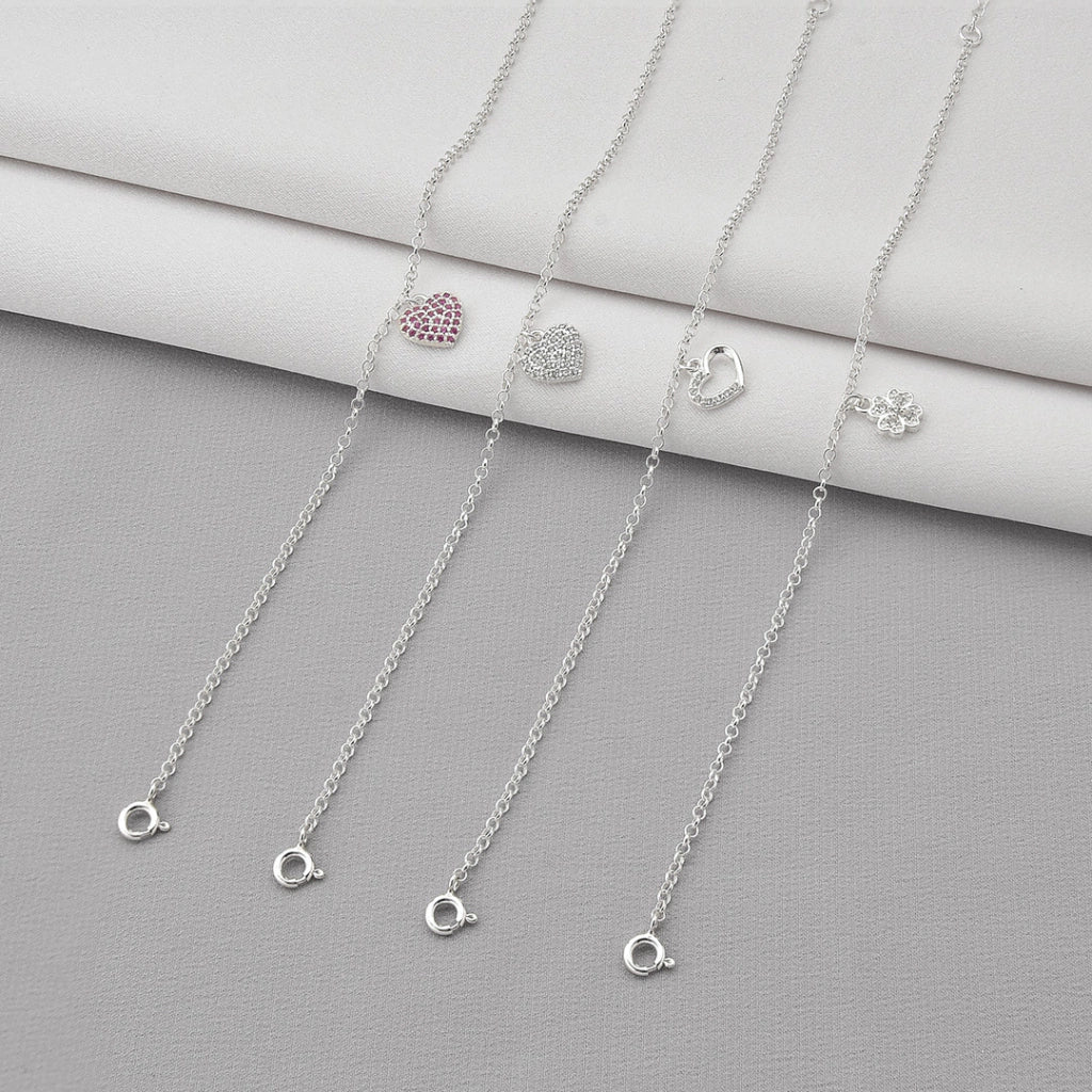 Pulseira Coração Cravejado