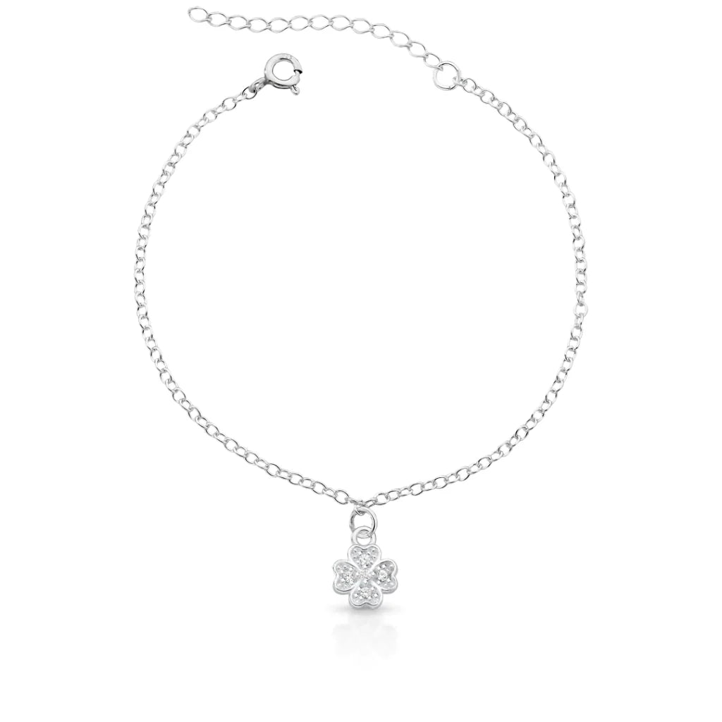 Pulseira Trevo Cravejado