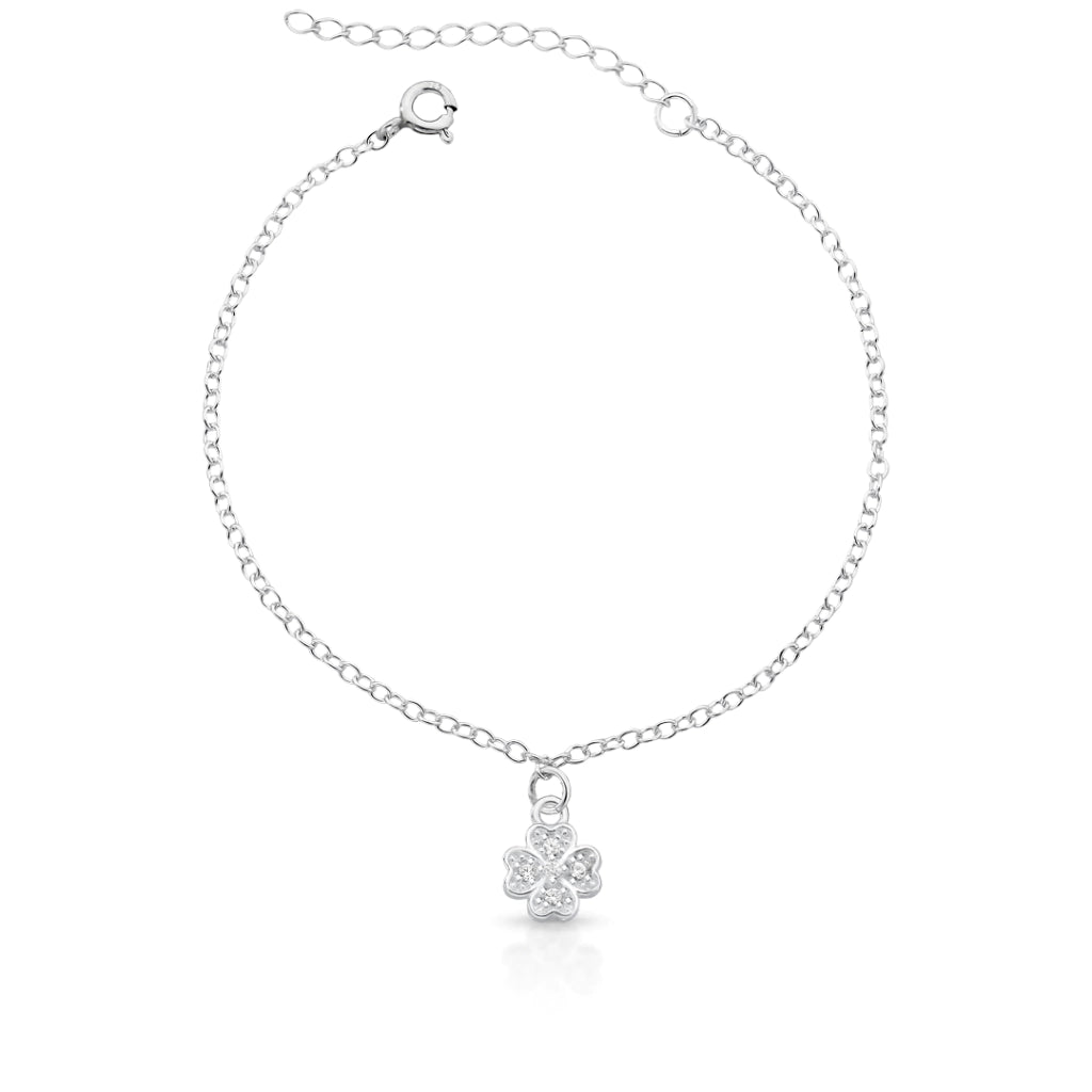 Pulseira Trevo Cravejado