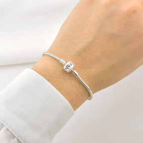 Pulseira Life Quadrada Cravejado