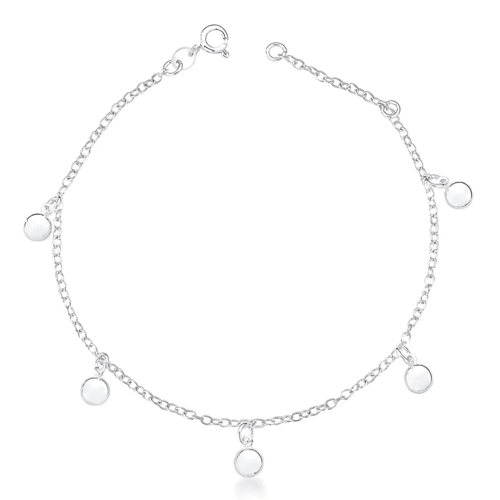 Pulseira com Chapinha Redonda