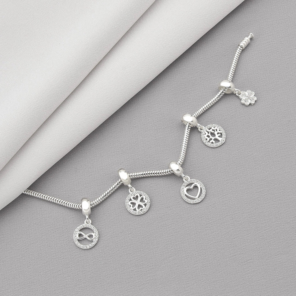 Berloque Coração Cravejado