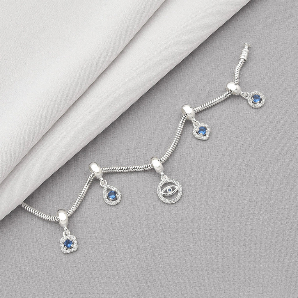 Berloque Coração Cravejado Ponto de Luz