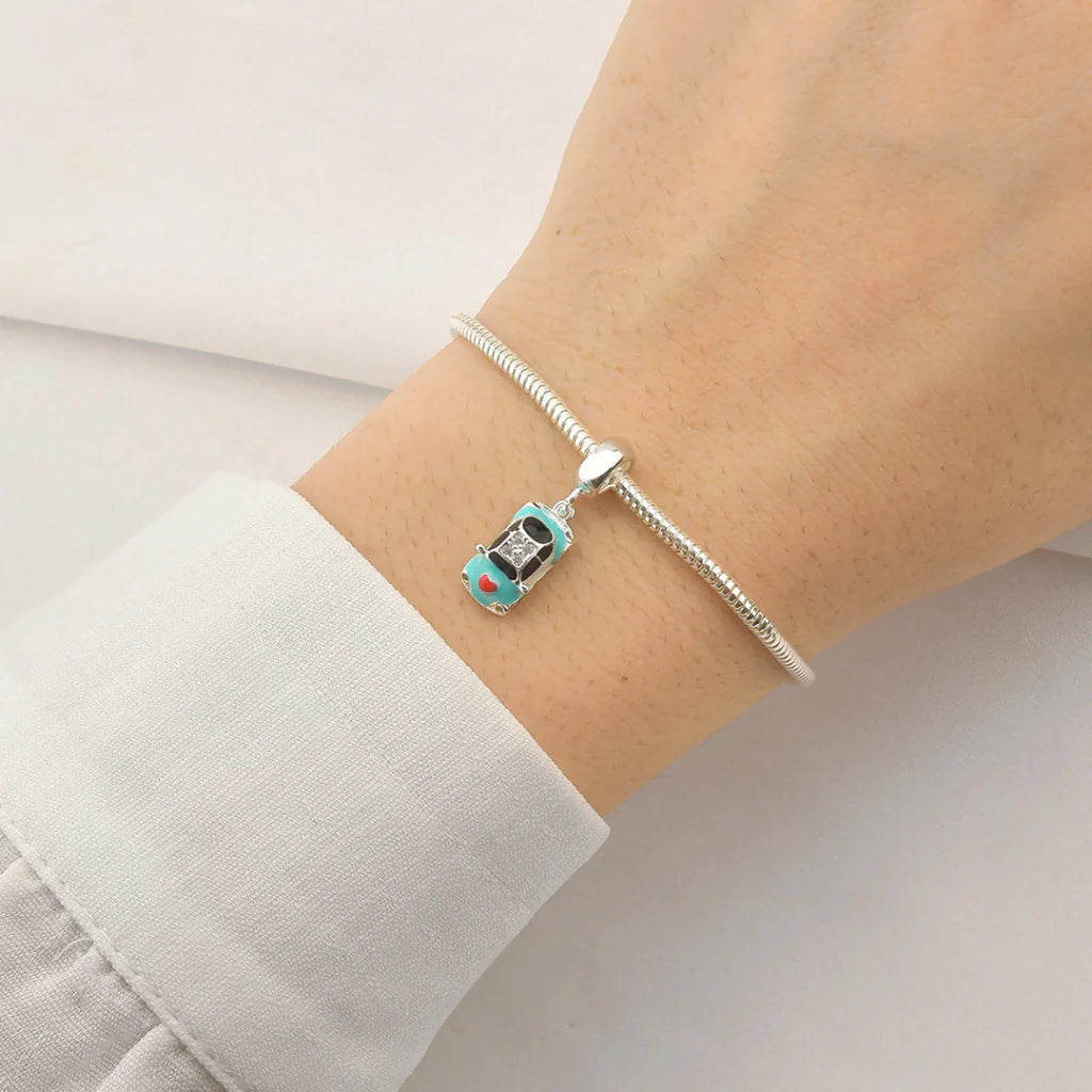 Berloque Cravejado Azul