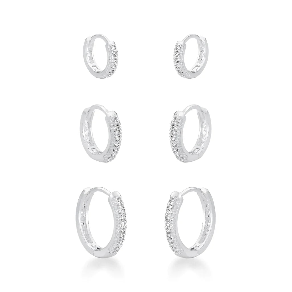 Trio de Brinco Argola