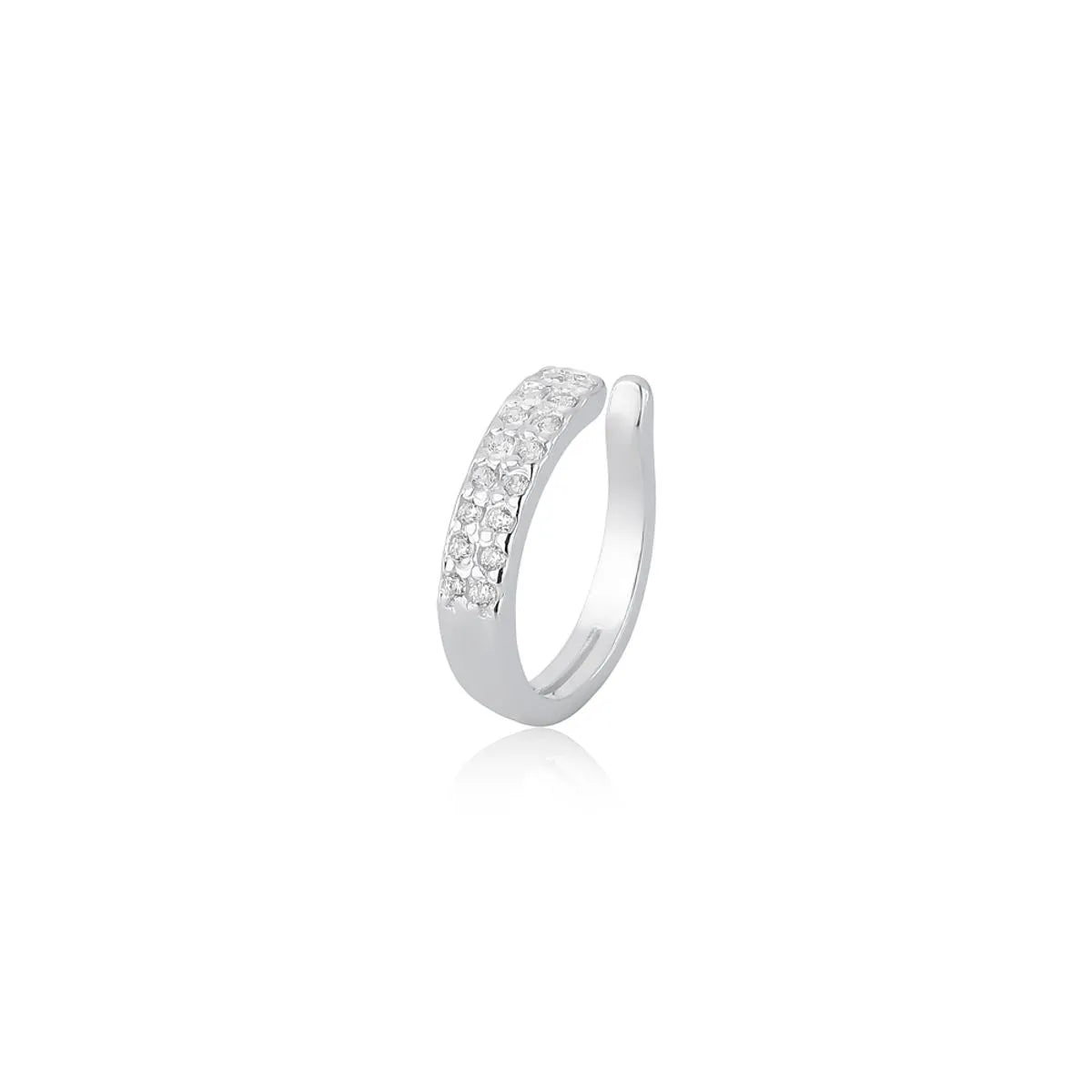 Ear Cuff Fileira Cravejada