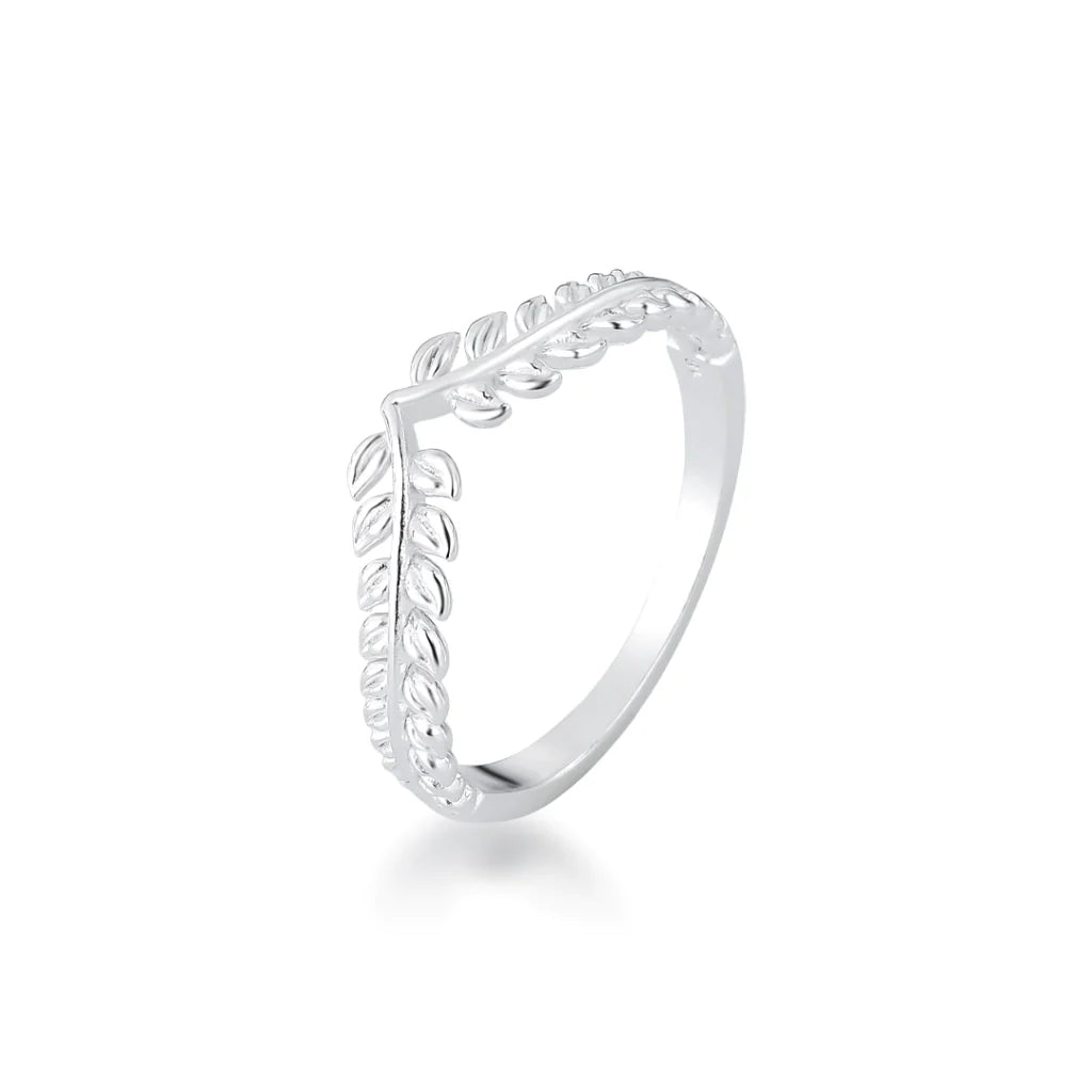 Anel Chevron Raminho