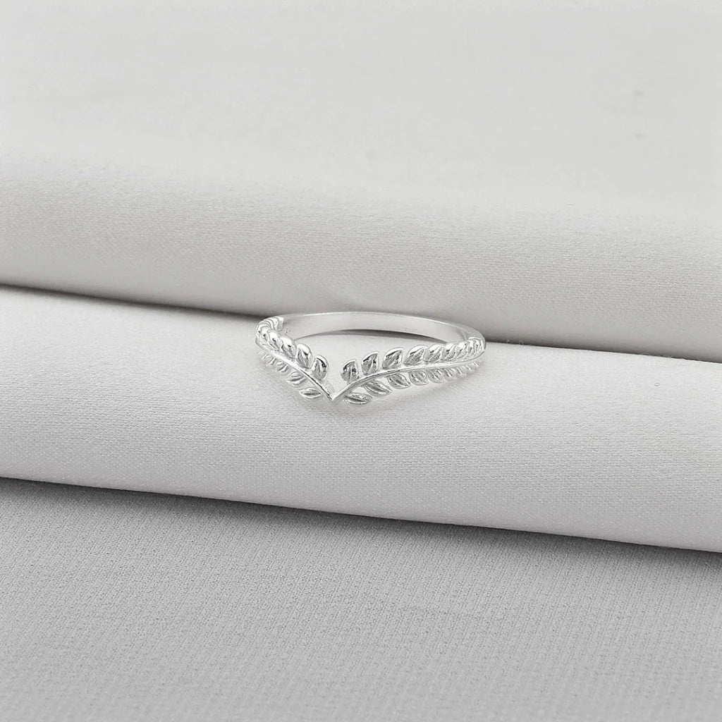 Anel Chevron Raminho