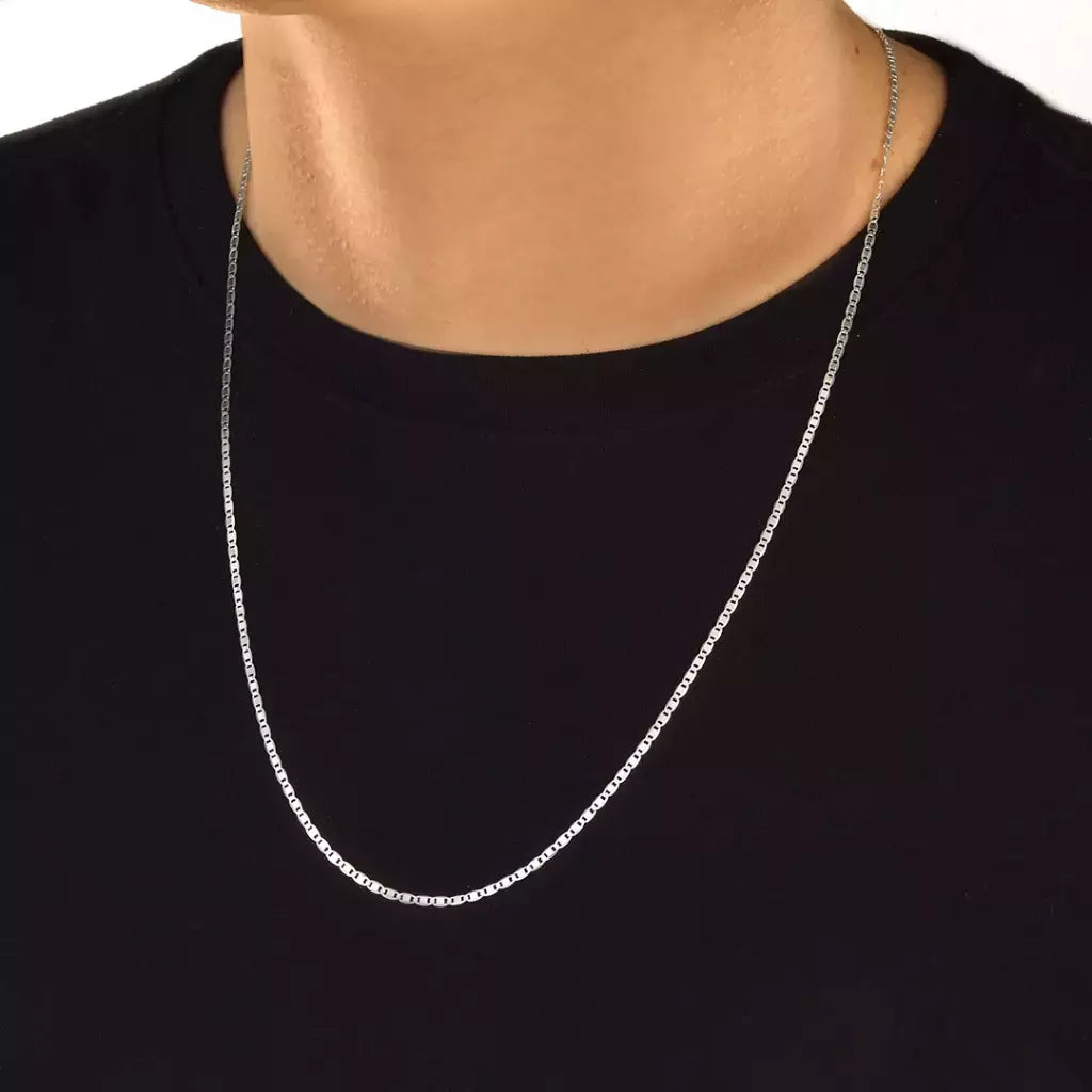 Corrente Masculina Piastrine Fio 040