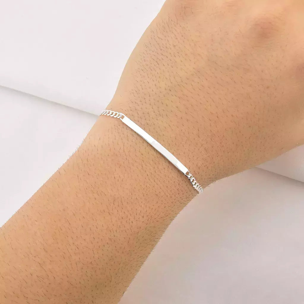 Pulseira Masculina Chapa Lisa