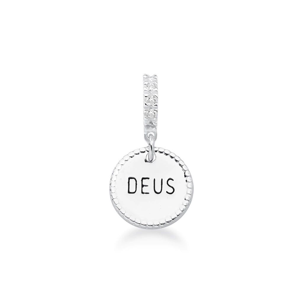Berloque Medalha Deus