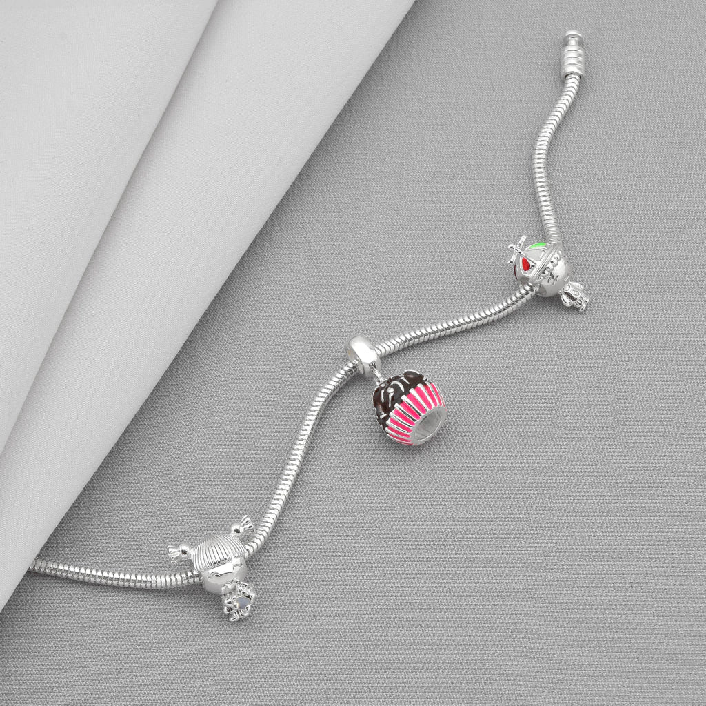 Berloque Brigadeiro Resinado de Prata