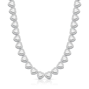 Choker Riviera Corações Cristal