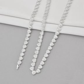 Choker Riviera Corações Cristal