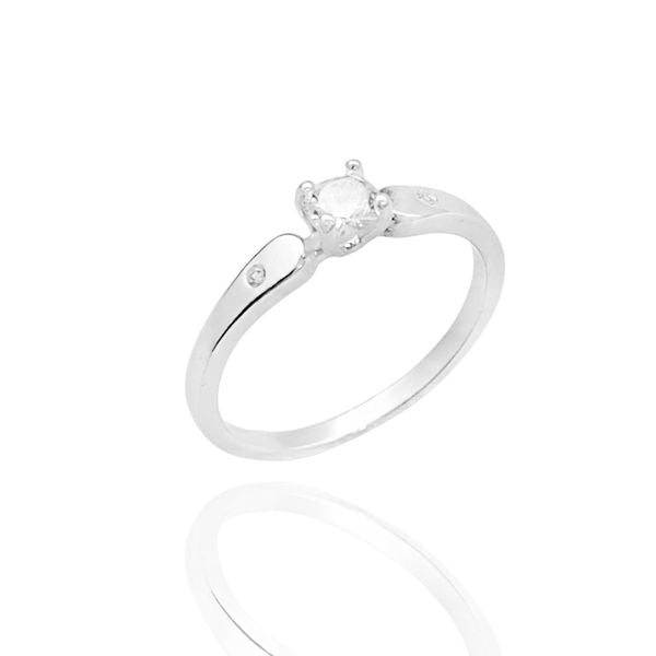 Anel Solitário Pontos de Luz