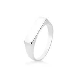 Anel Sinete Retangular