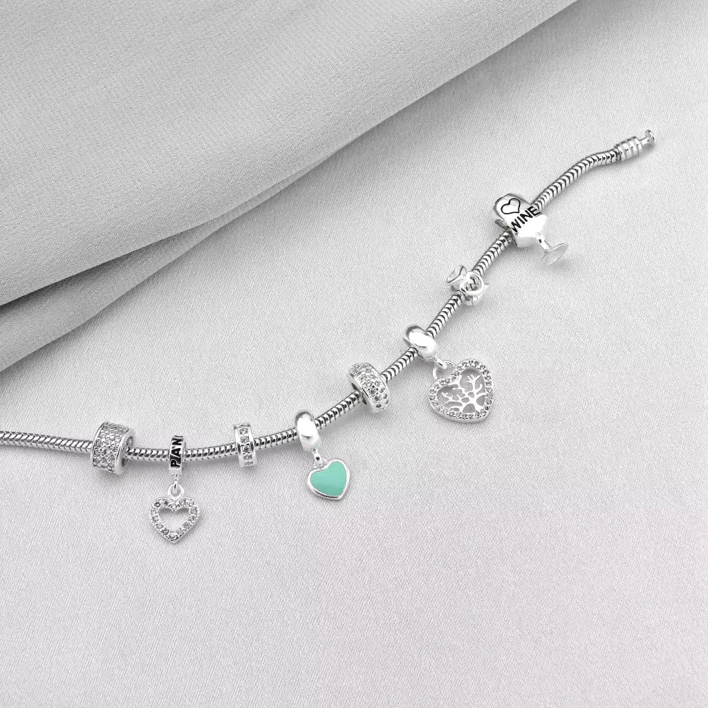 Berloque Coração Azul